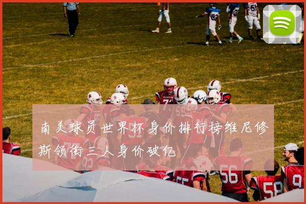 南美球员世界杯身价排行榜维尼修斯领衔三人身价破亿